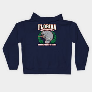 Florida paintball manatee lover Kids Hoodie